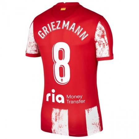 Fußballtrikots Atlético Madrid Antoine Griezmann 8 2021-2022 Kurzarm Heimtrikotsatz kaufen